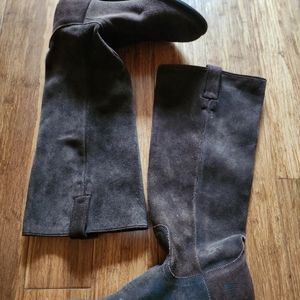 Frye Brown Suede Boots
